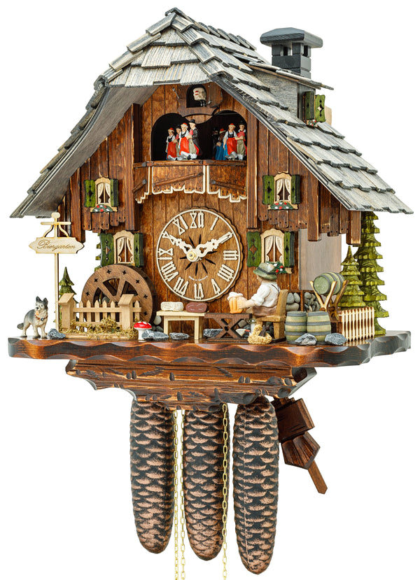 Cuckoo Clock - Chalet-Style - 8-Day Movement - Black Forest house9